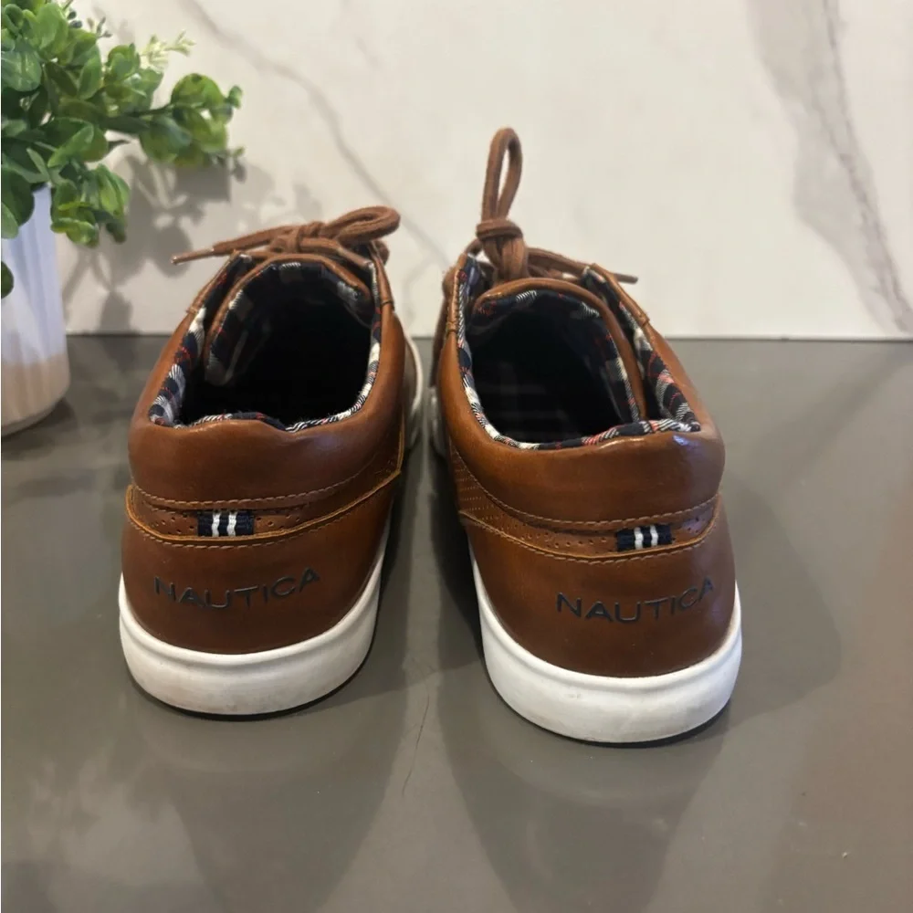 Nautica Brown Kids Lace-Up Shoes